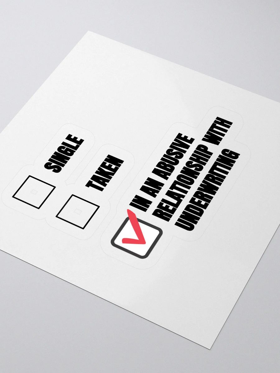 Abusive Relationship Sticker product image (9)