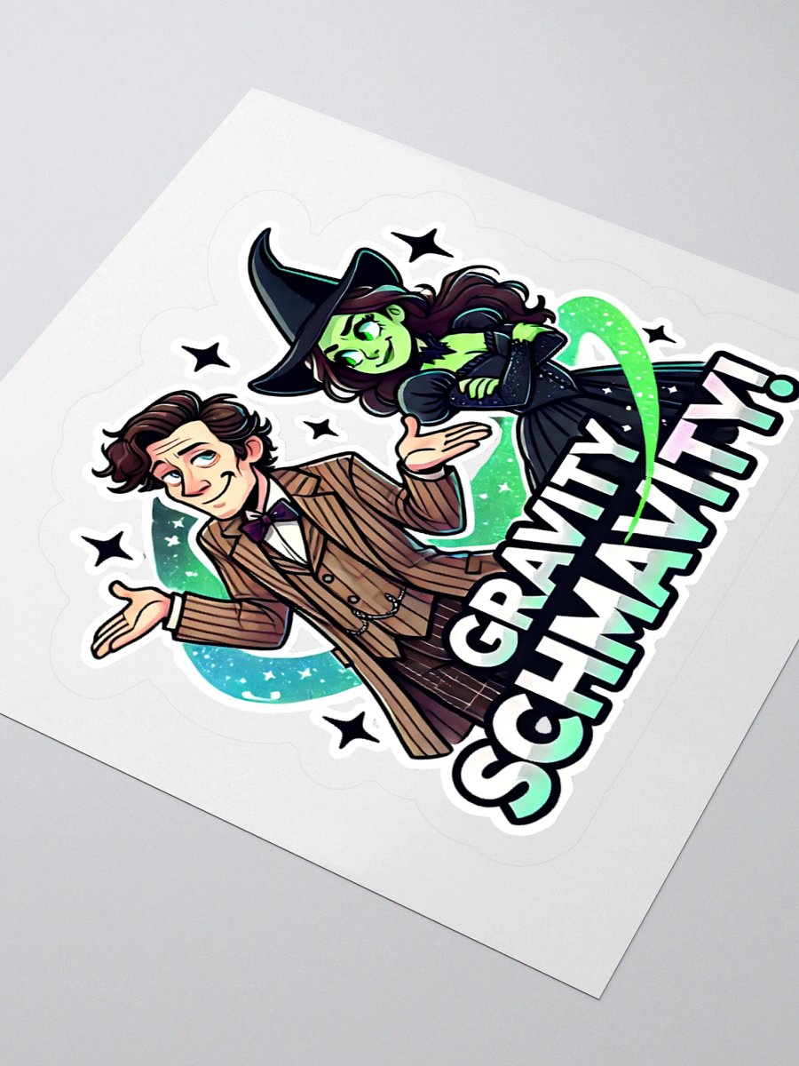 Defying Gravity Schmavity Stickers – Kiss-Cut Broadway Sci-Fi Crossover Vinyl Decals product image (5)