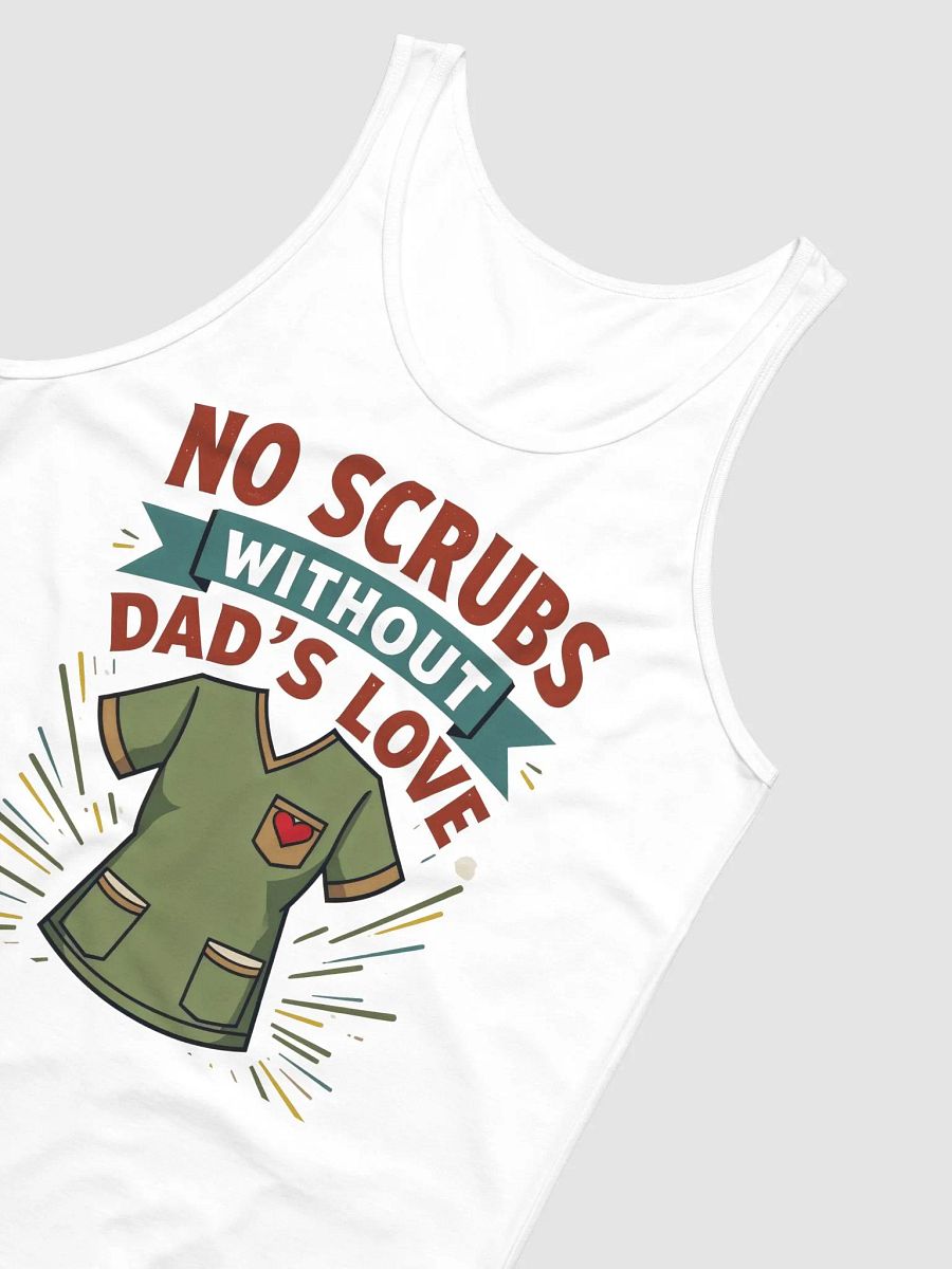 Dad's Love Scrub Heart Tank product image (18)