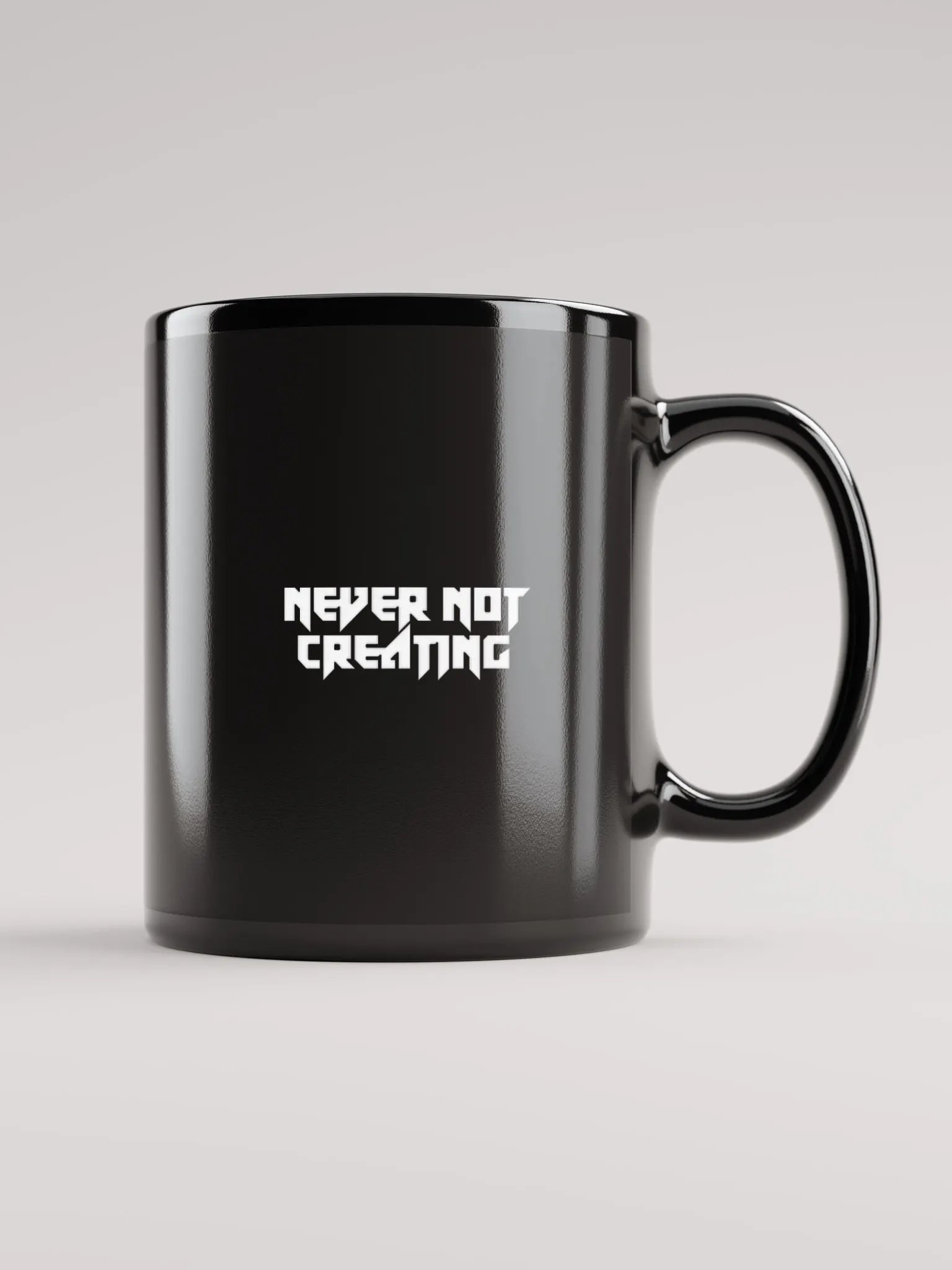 Never Not Creating Mug (Black) product image (1)