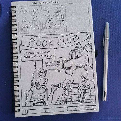 Red likes to go all in on his hobbies. You can't just discuss one book in a series that's part of an extended compendium of i...