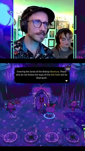 Just couldn’t stick the landing | #mrwhimzy on #Twitch 
-
-
-
-
#streamer #cultofthelamb #CotL #couples #gaming #funny #fail