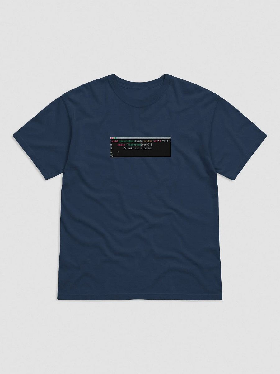 Miracle Sort Embroidered T-shirt product image (4)