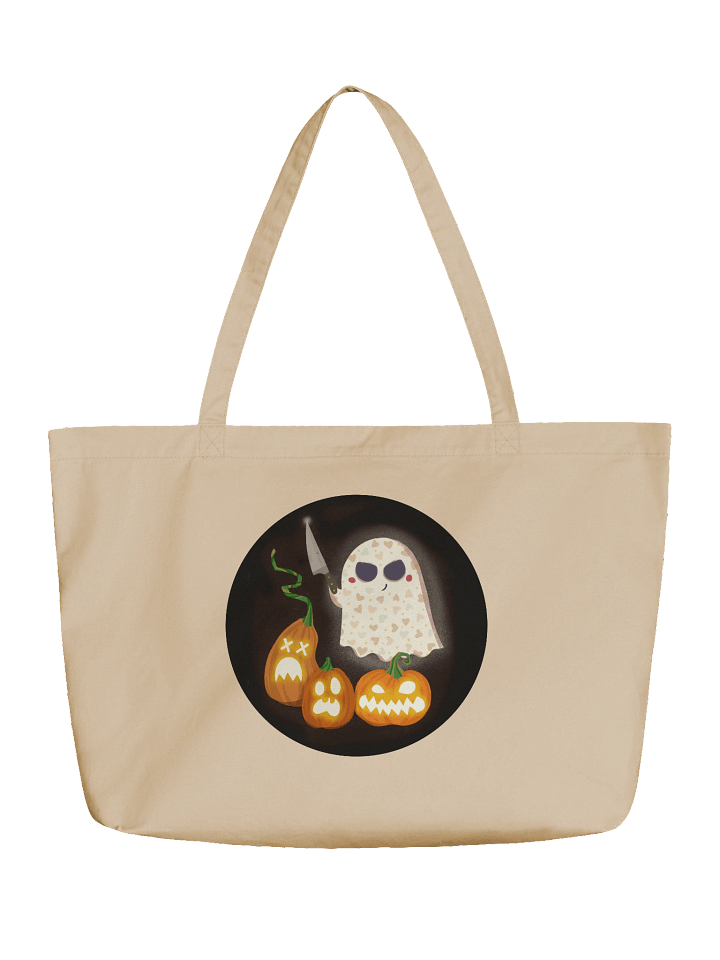 Little Ghost Pumpkin Carver - Tote Bag product image (1)