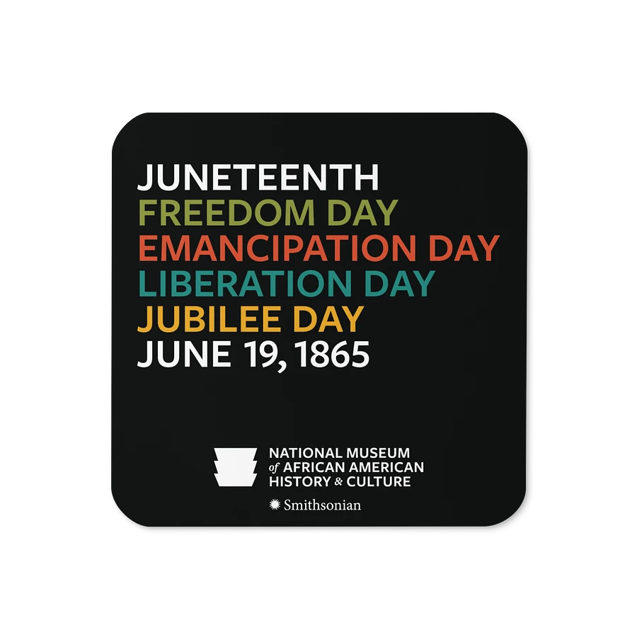 Emancipation Day Coaster Image 2