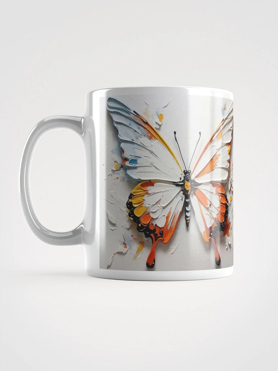 Whispers of Flight Butterfly White Glossy Mug product image (18)