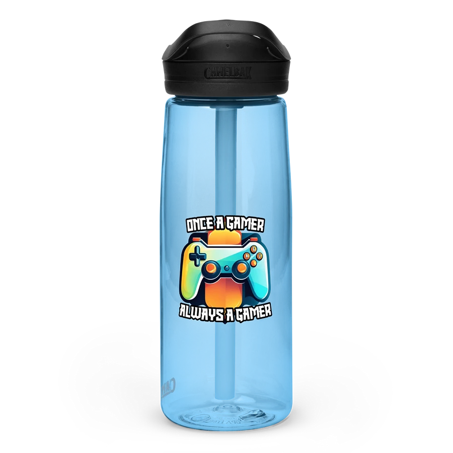 All Gamers United bottle with straw product image (1)