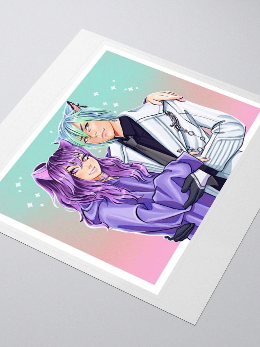 Emmy & Rogue w/ BG Sticker product image (3)