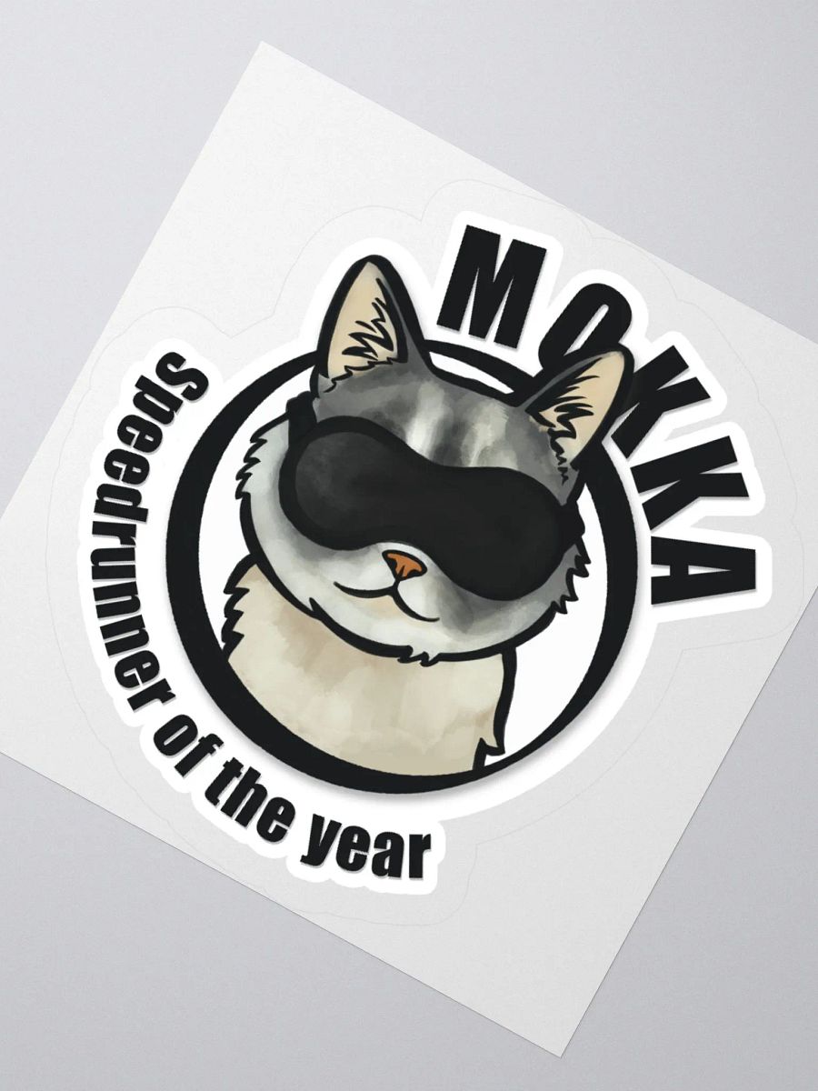 Mokka - Speedrunner of the Year Sticker product image (5)