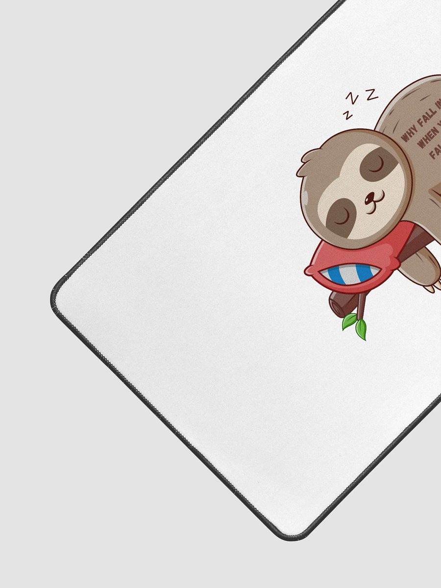 Sloth Snooze Desk Mat product image (3)