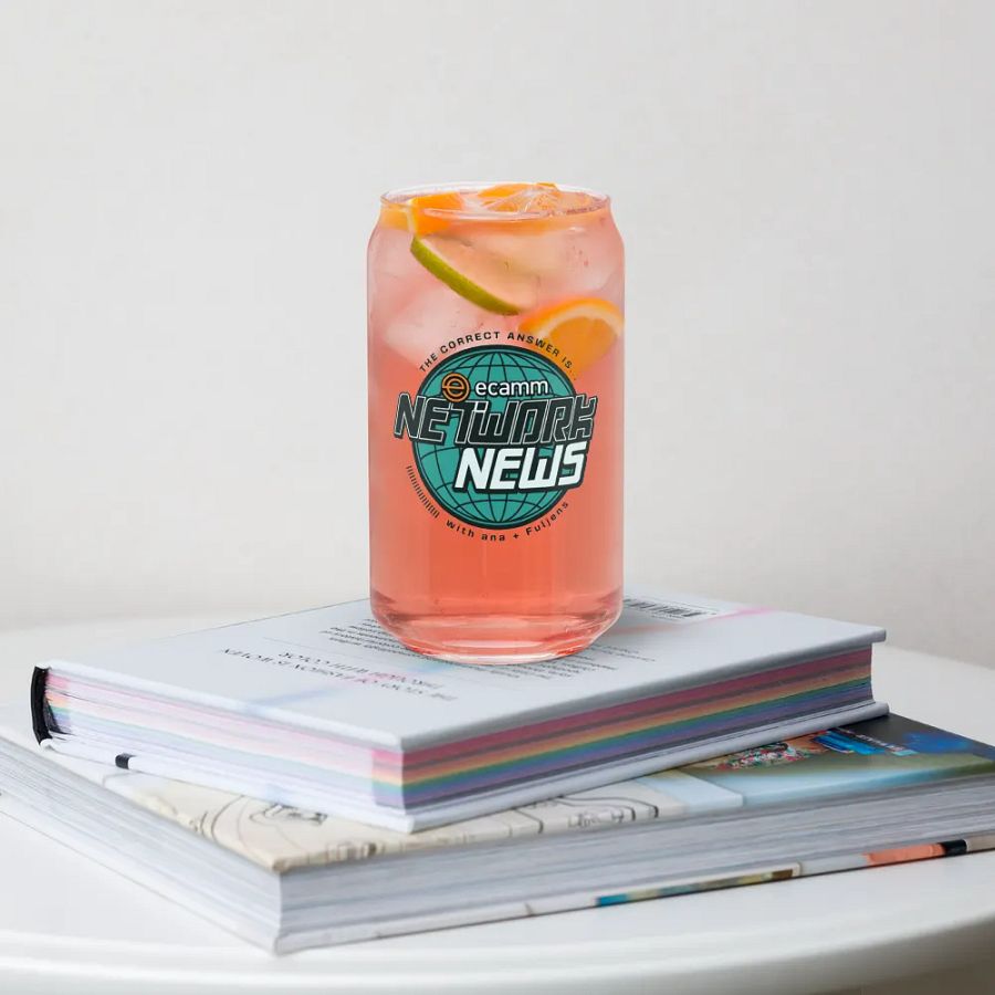 Ecamm Network News 16oz Glass product image (34)