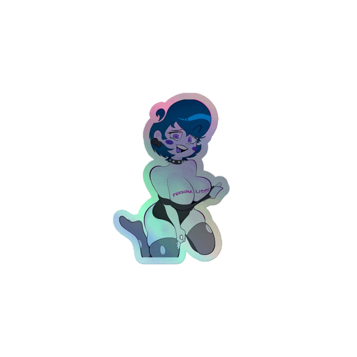Goth C4ndy Personalititty Sticker Holographic product image (1)