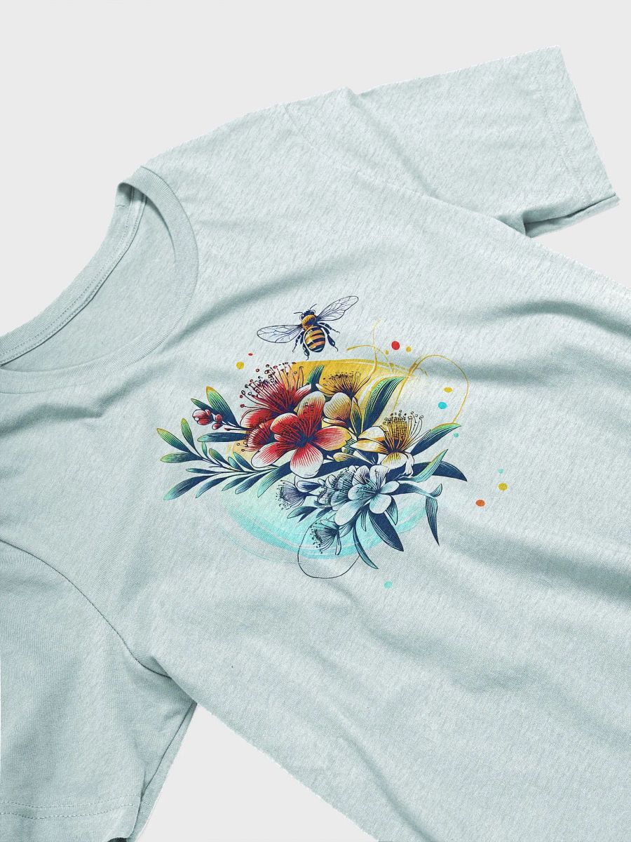 Manuka Flower Bee T-Shirt, Nature-Inspired Wildflower Tee, Botanical Honeybee Shirt, Floral Eco Tee, Bee Lover Gift for Her product image (7)