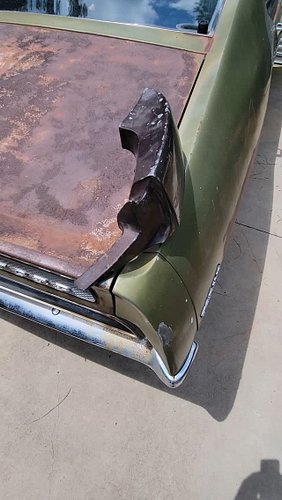 With AMD quarter panels, floor pans, and cowl area, and this quarter extension and a different front valence, will there be a...