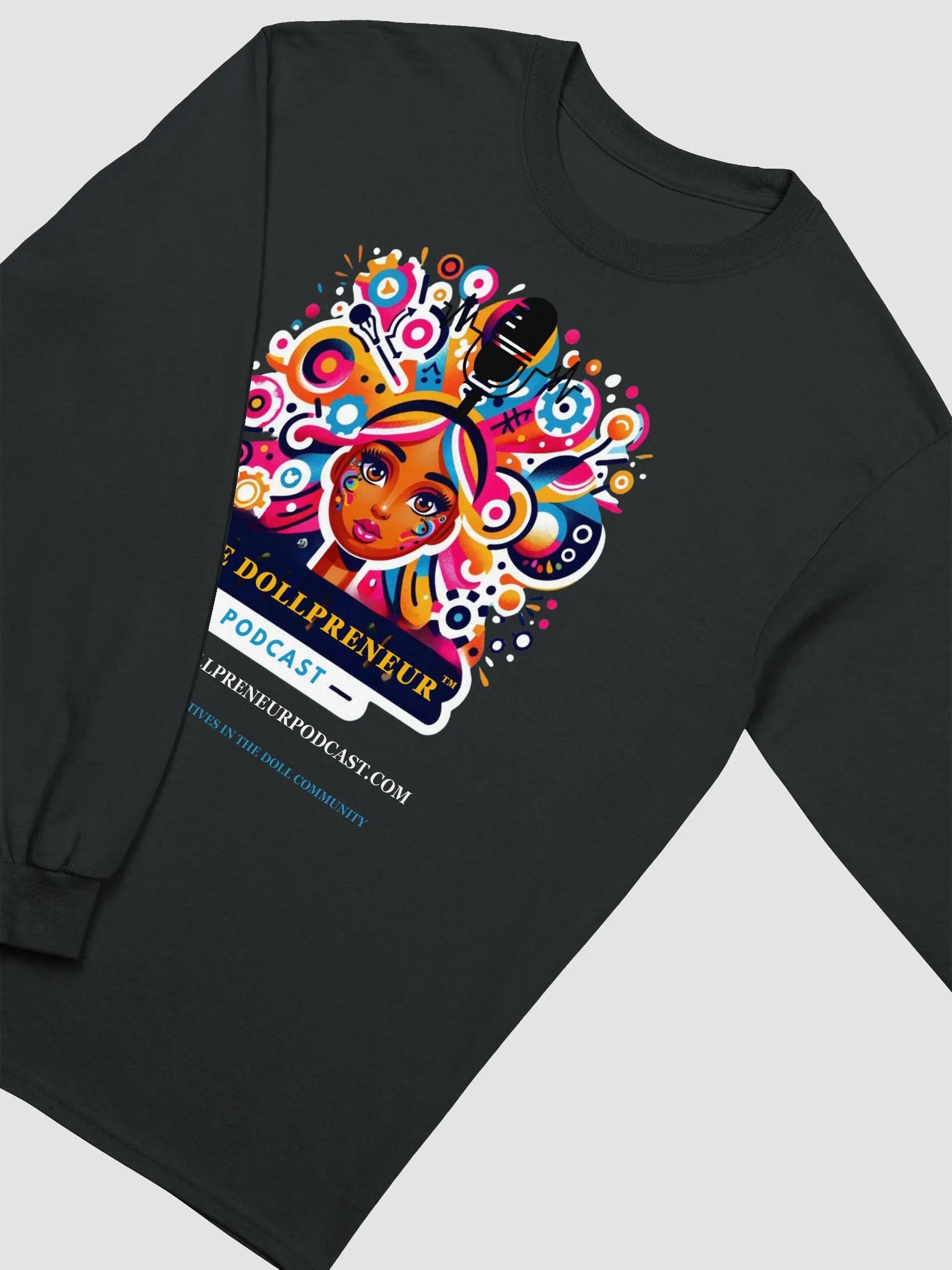 Dollprenuer Podcast Long Sleeve Tee product image (1)