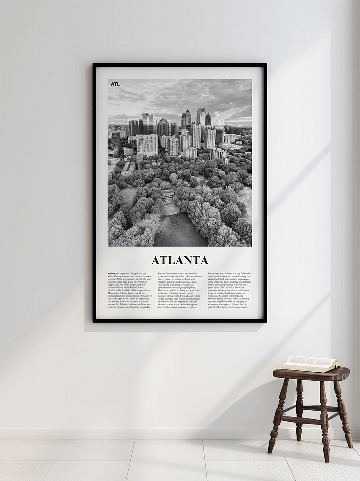 Atlanta 01 Newspaper Poster product image (2)