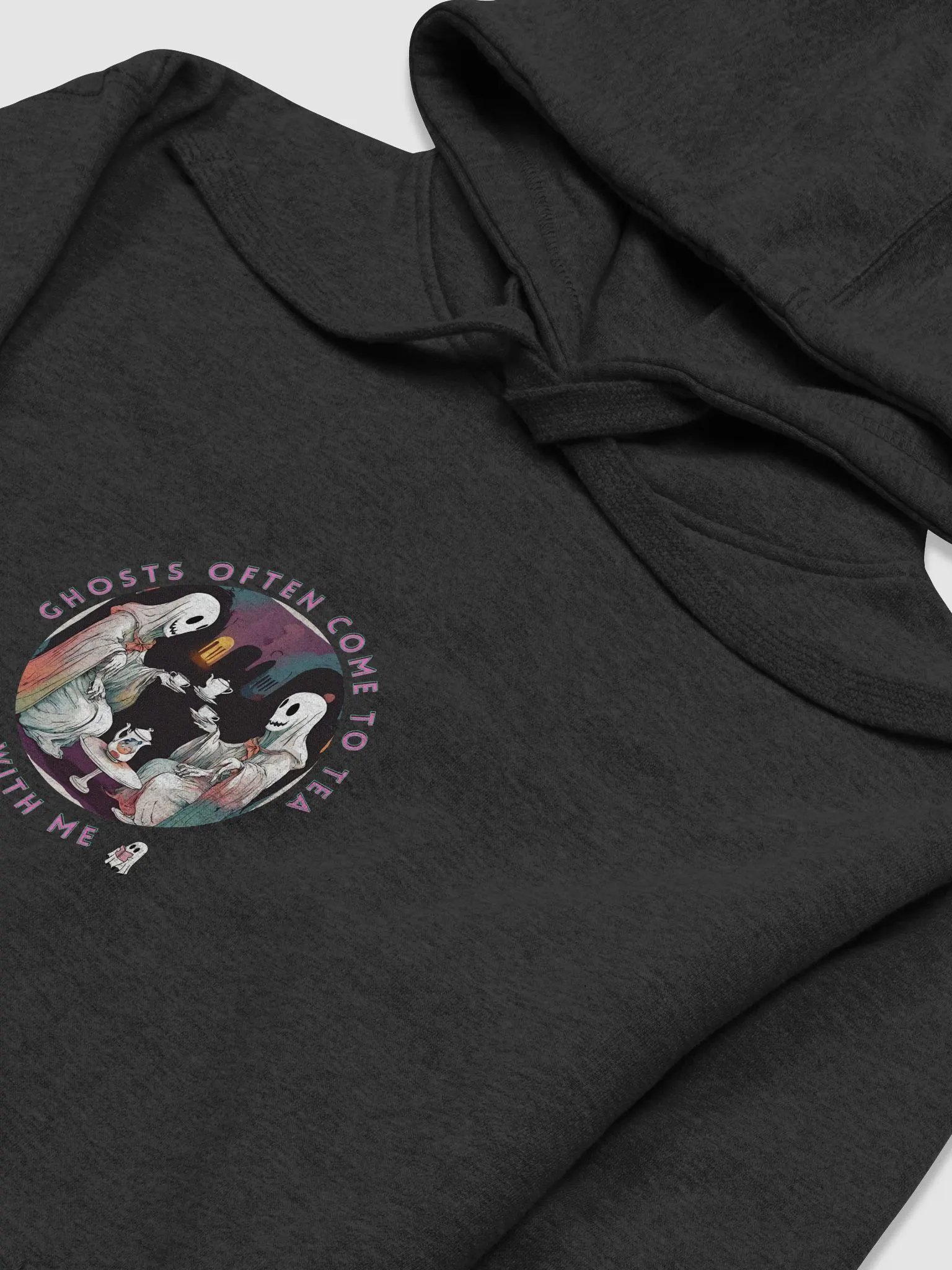 Ghosts often come to tea with me Unisex Hoodie product image (26)