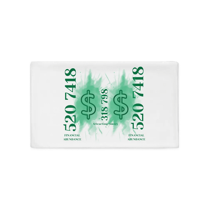 Wealth & Abundance Affirmation Pillowcase product image (2)