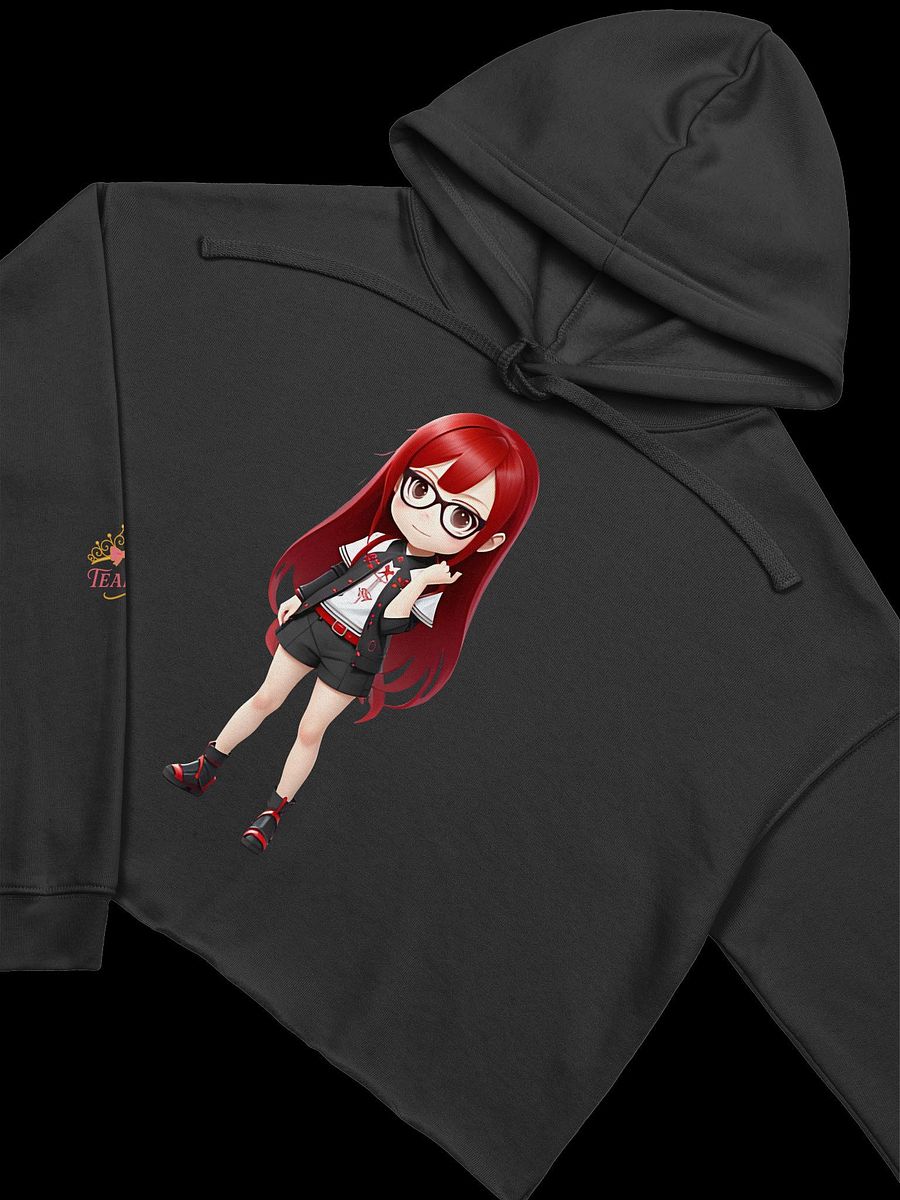 (Red CHIBI) K Crop Hoodie product image (3)