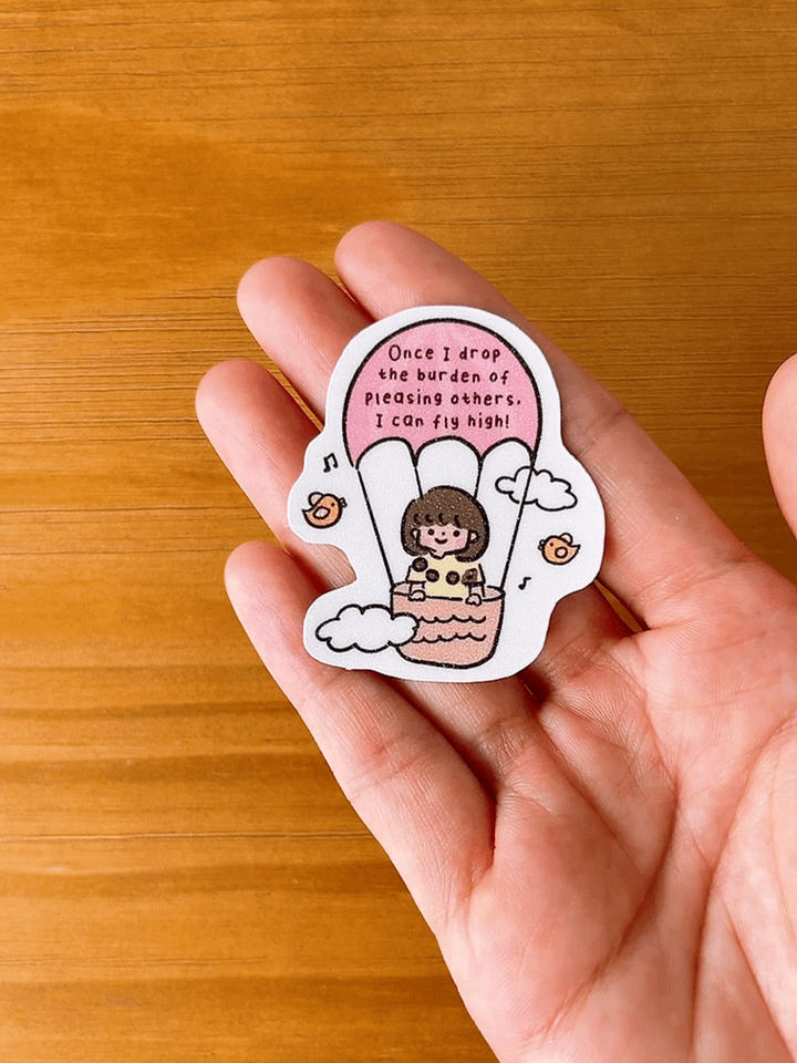 Free myself | Positivity Glitter Sticker product image (2)