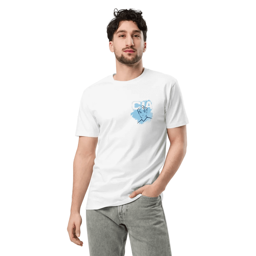 CIA David Unisex Premium T-shirt Blue product image (4)