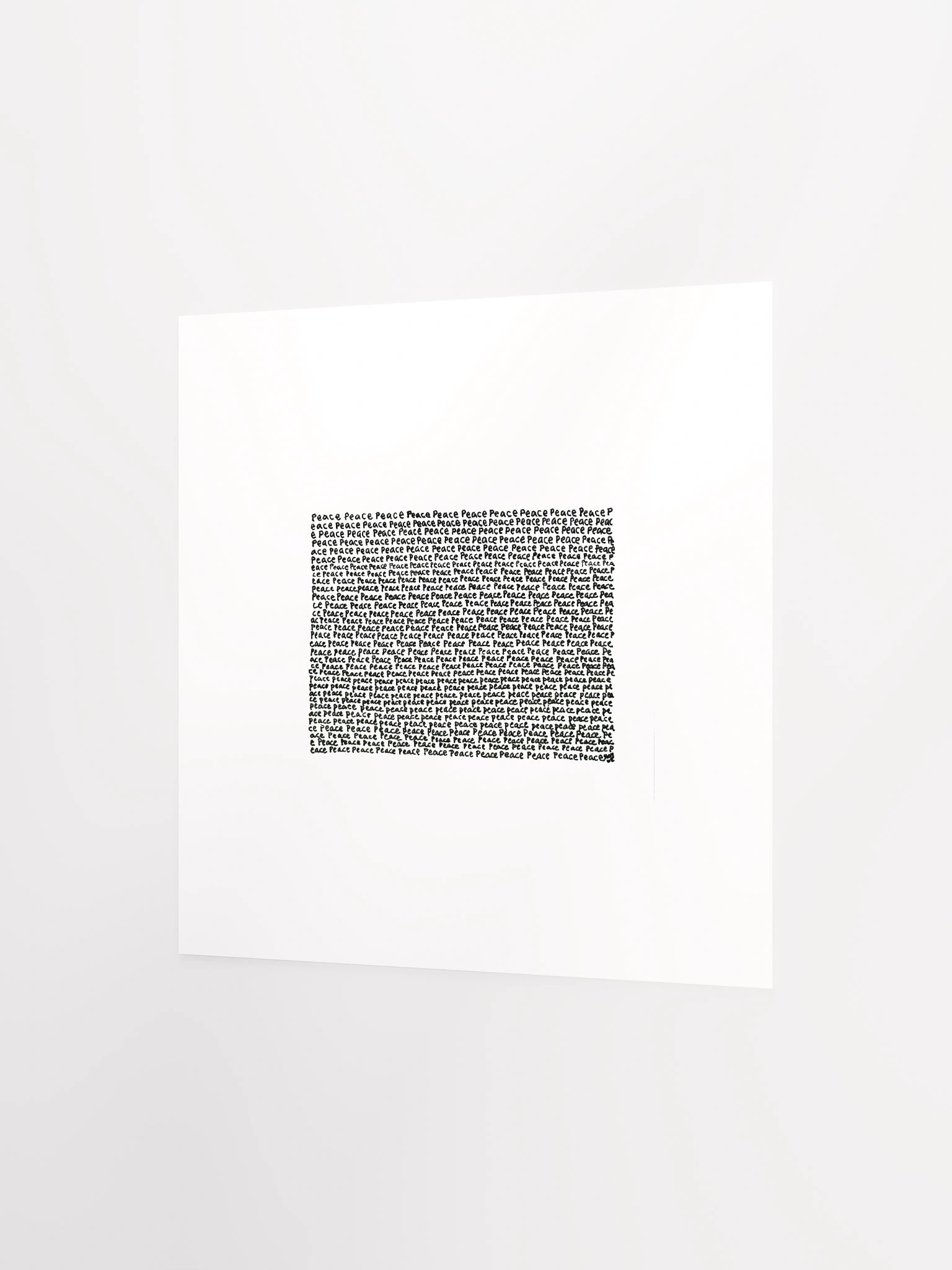 Peace 1 panel card print product image (3)