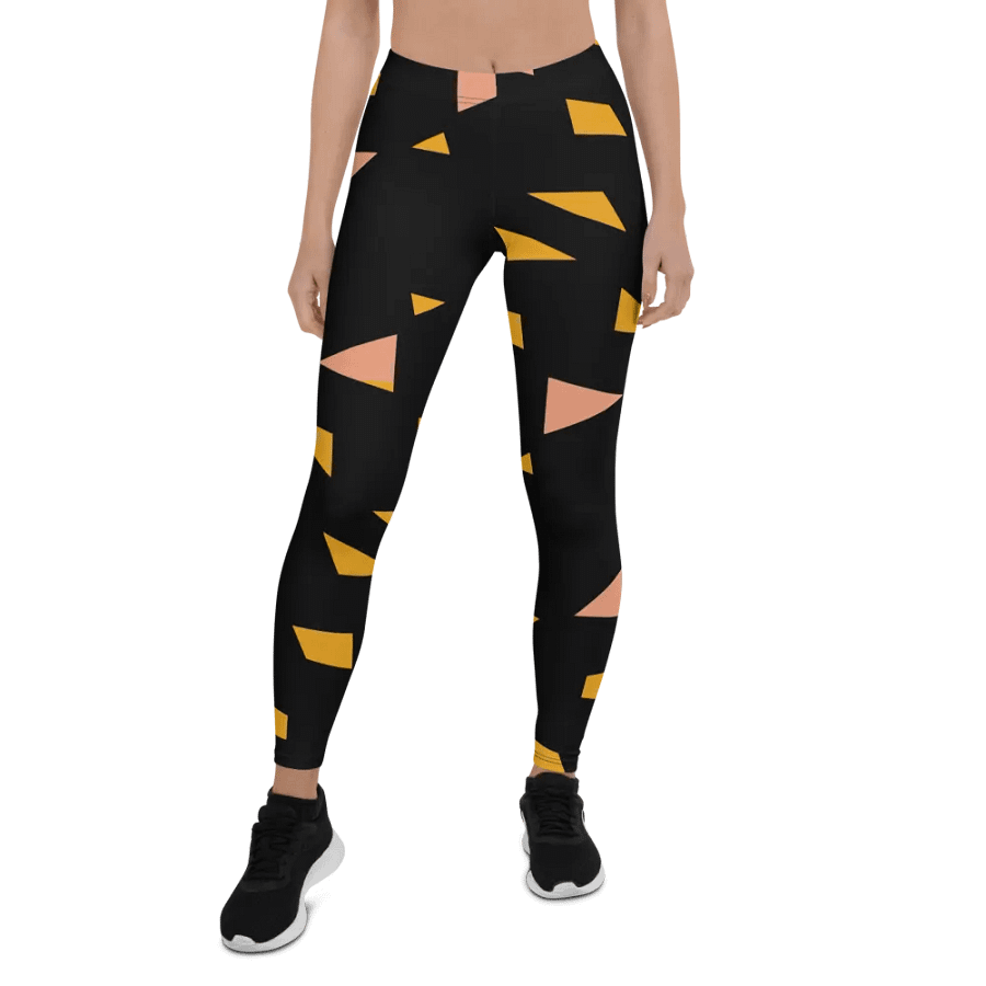 Symmetry Chic: Customizable All-Over Print Leggings product image (1)