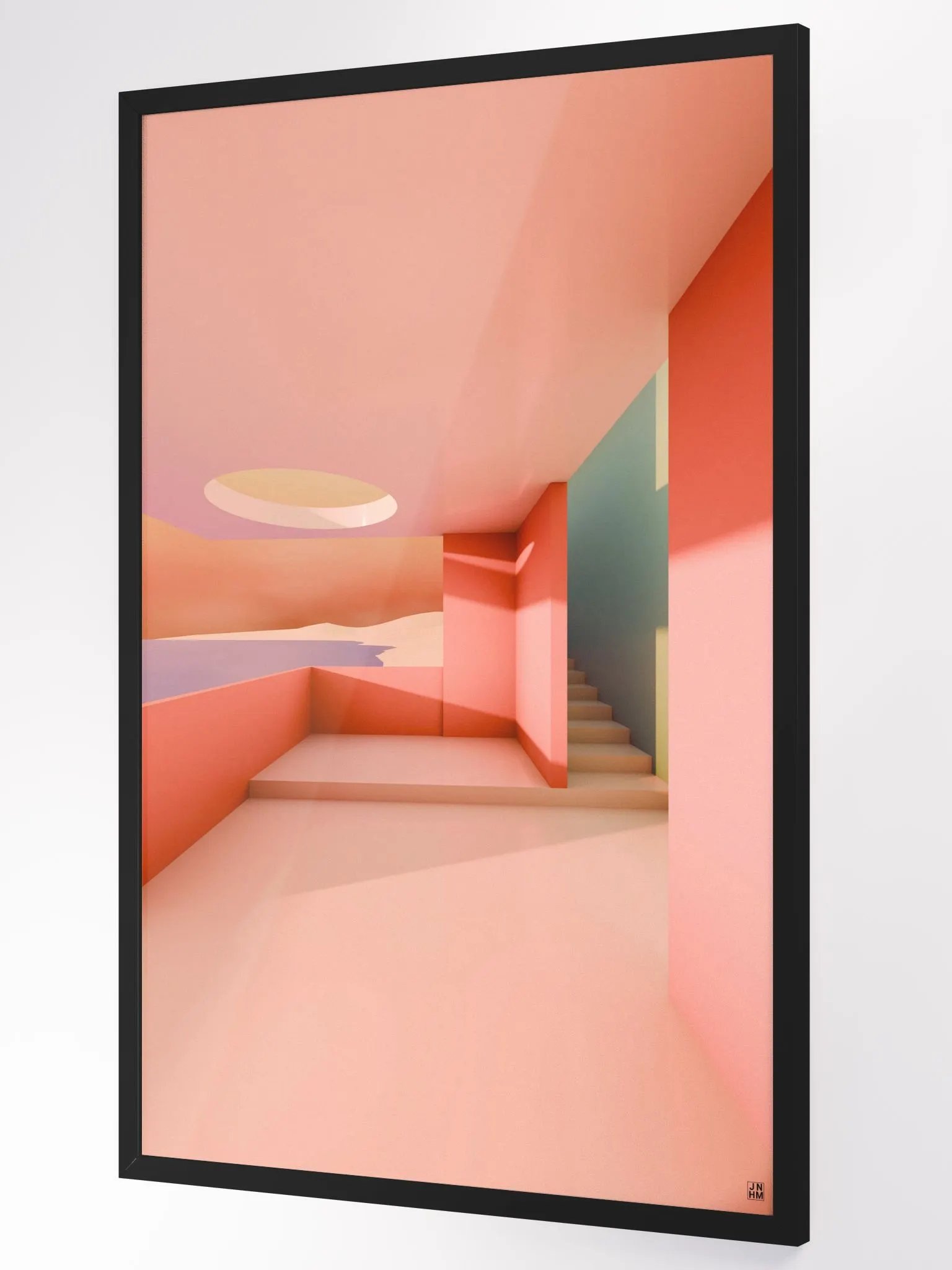 Architectural Landscape - Summer Pastel 01 24"x36" product image (3)