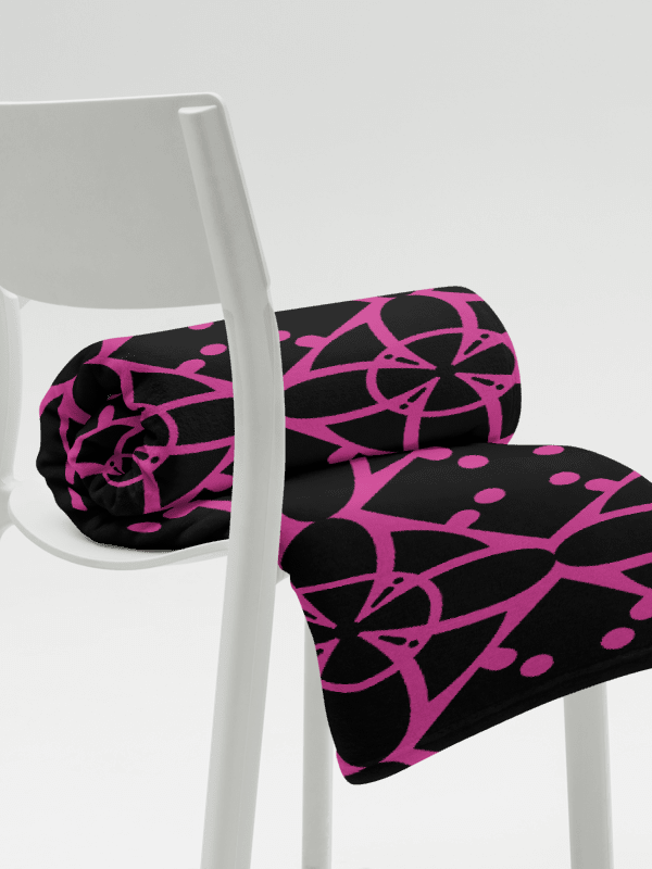 Pink Ethereal Echoes Throw Blanket product image (11)