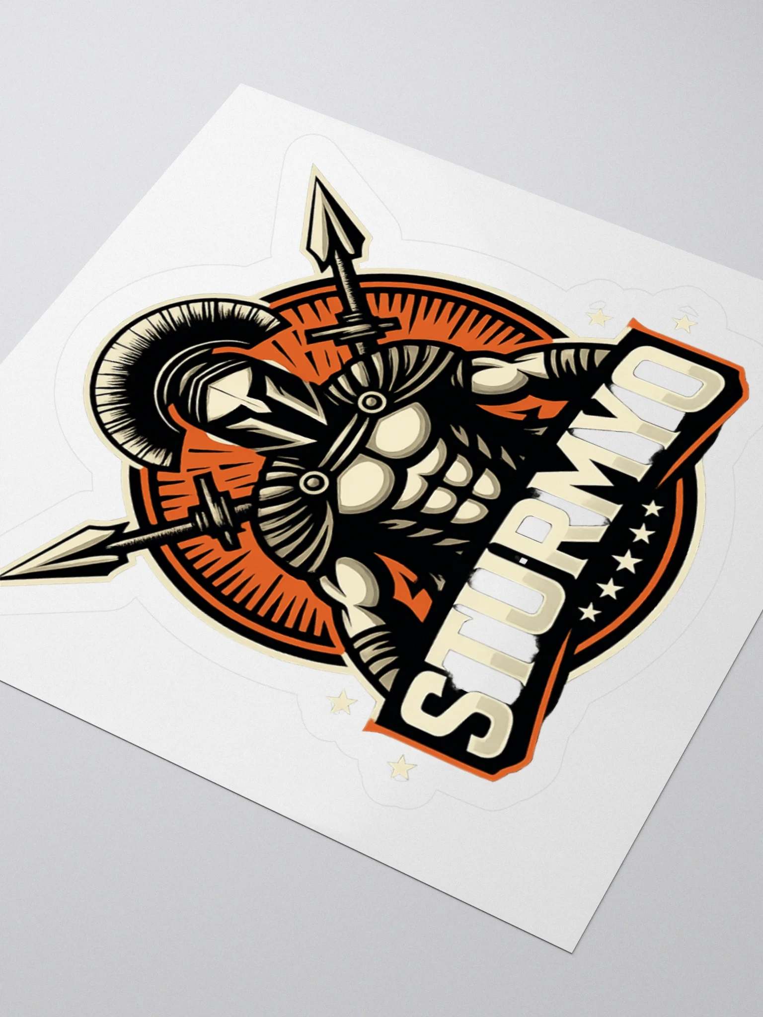 Sturmyo Warrior Logo Sticker product image (5)