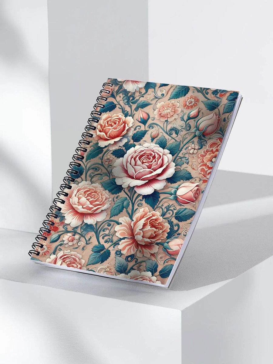 Royal Floral Spiral Notebook product image (3)