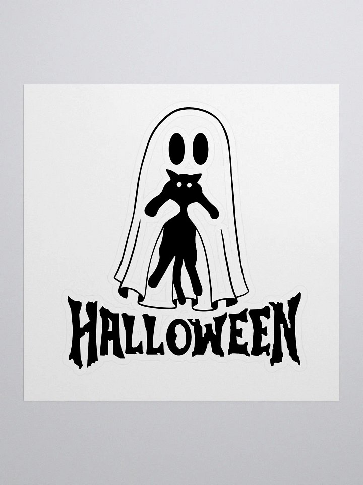 Ghostly Kitten Sticker product image (1)