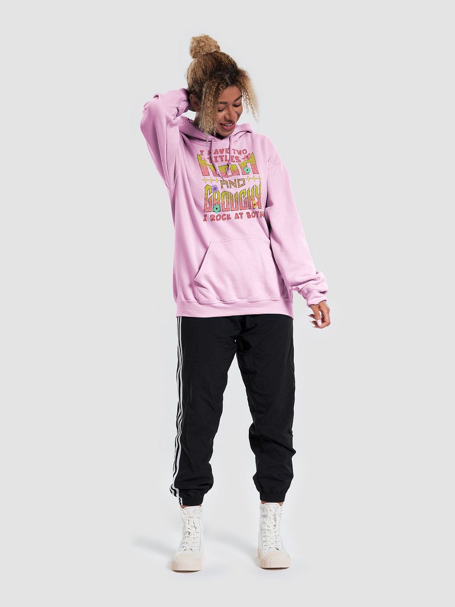 I Have Two Titles Mom and Grouchy Floral Hoodie product image (15)