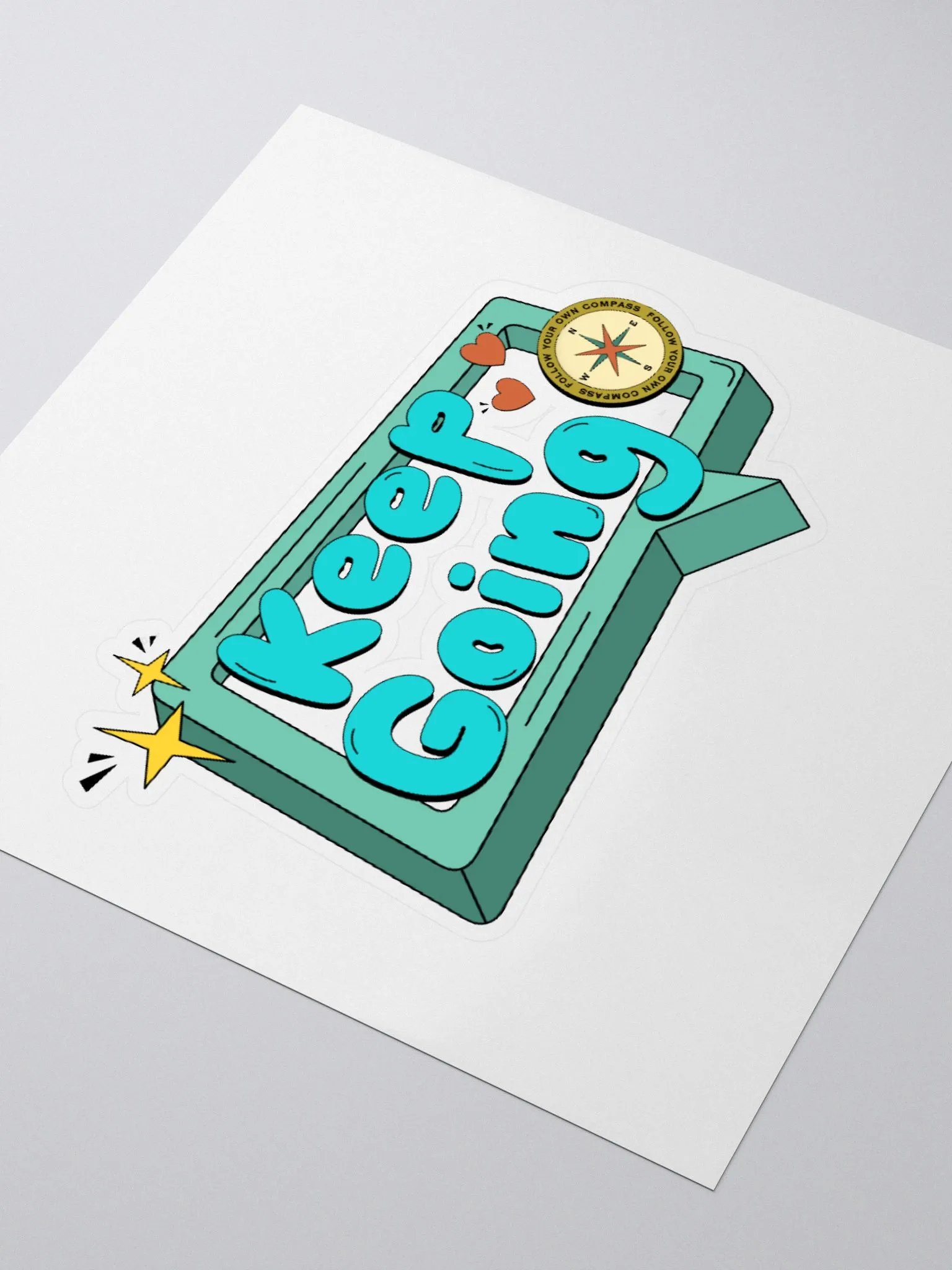 keep going ♡ sticker product image (3)