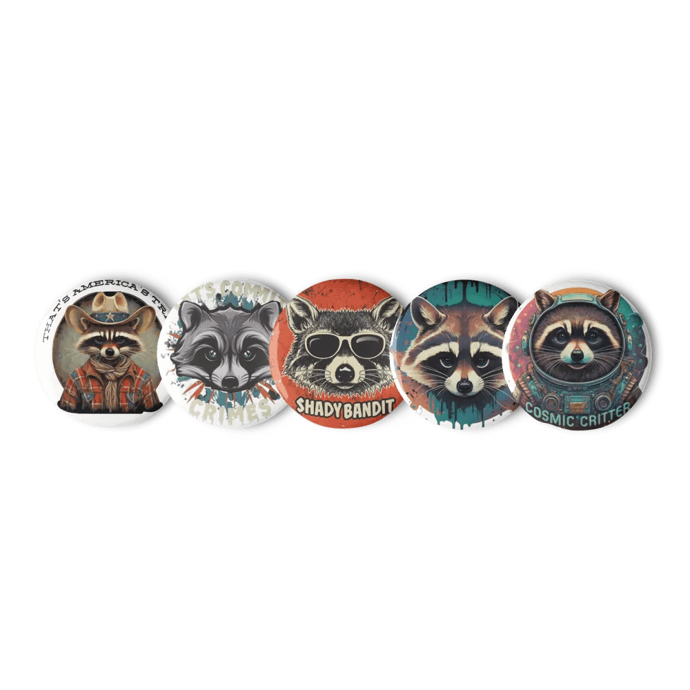 Raccoon Pins product image (5)