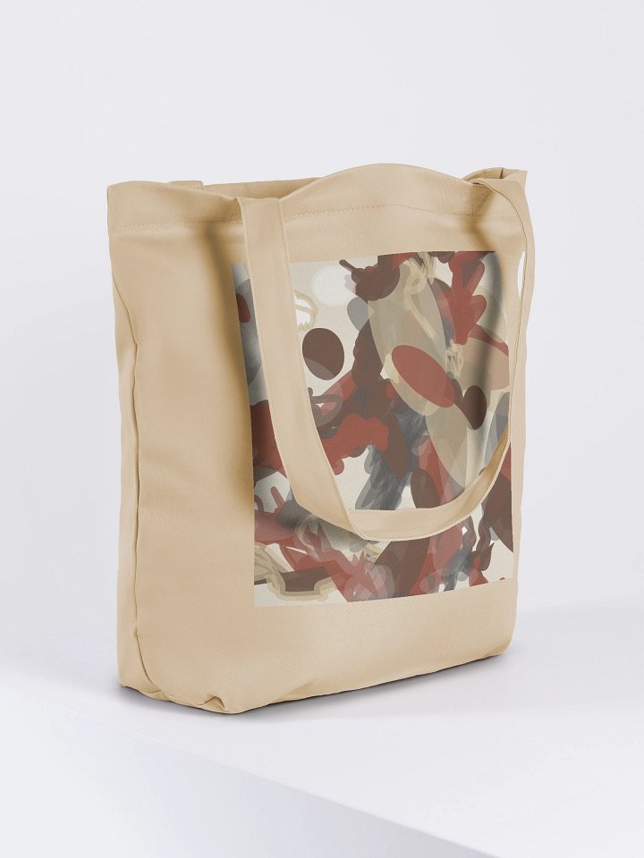 Earthy Abstract Canvas Tote product image (4)