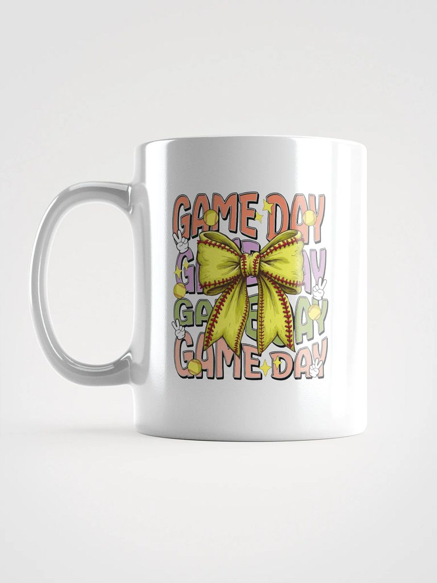 Game Day Bow Softball Celebration Mug product image (1)