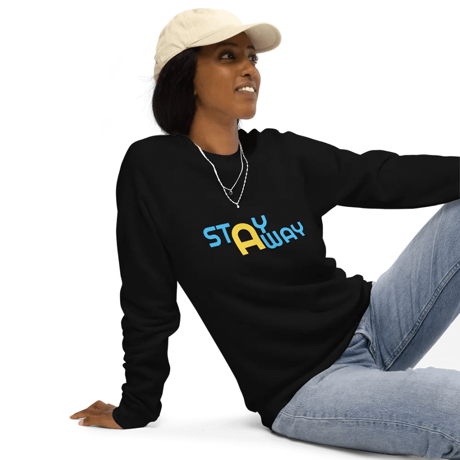 STAY AWAY Organic Raglan Sweatshirt product image (10)
