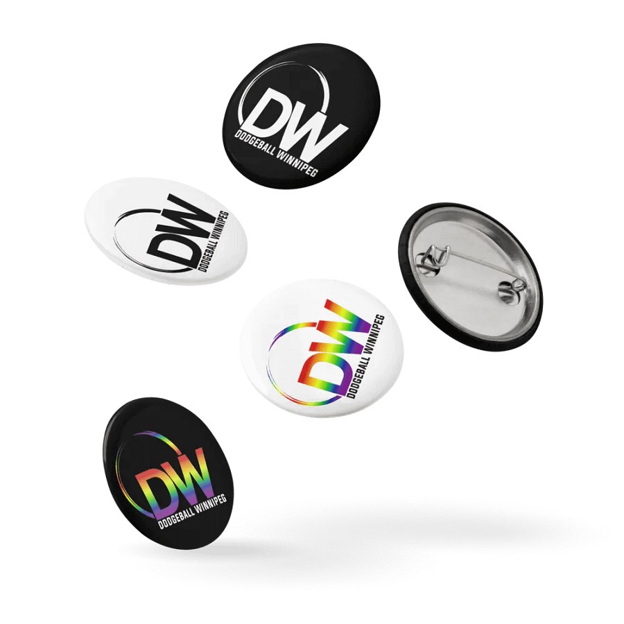 Dodgeball Winnipeg Pin Button Set product image (14)