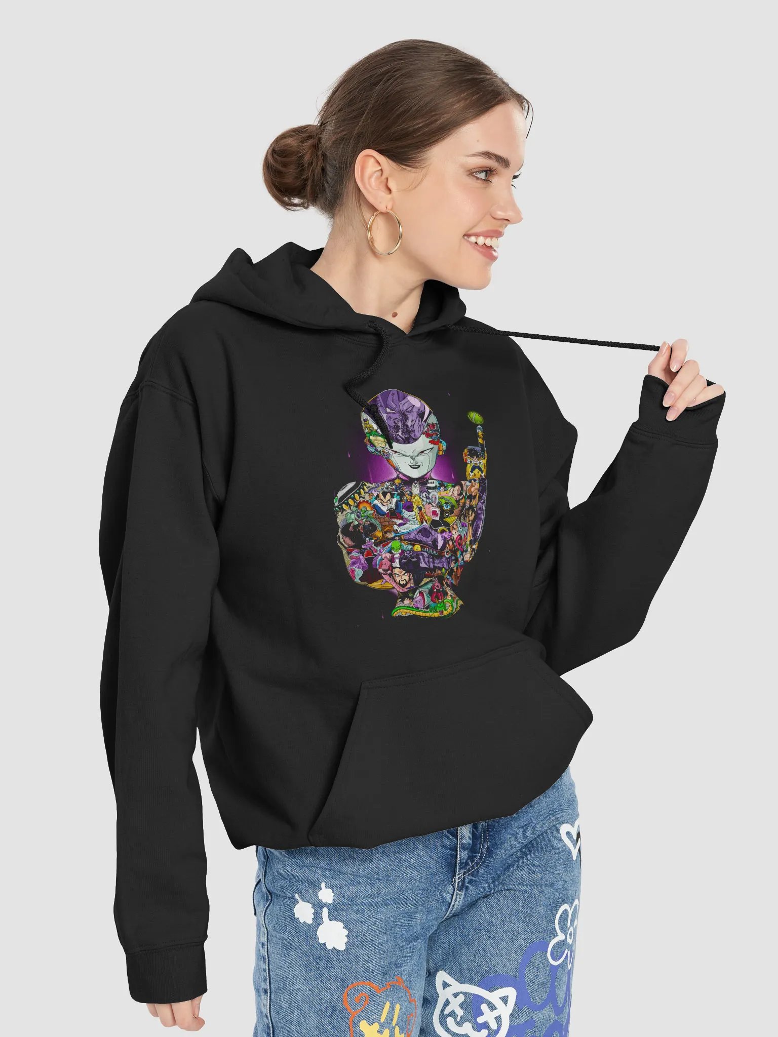Dragon Ball Z Frieza Collage Sweatshirt – Gildan Midweight product image (5)
