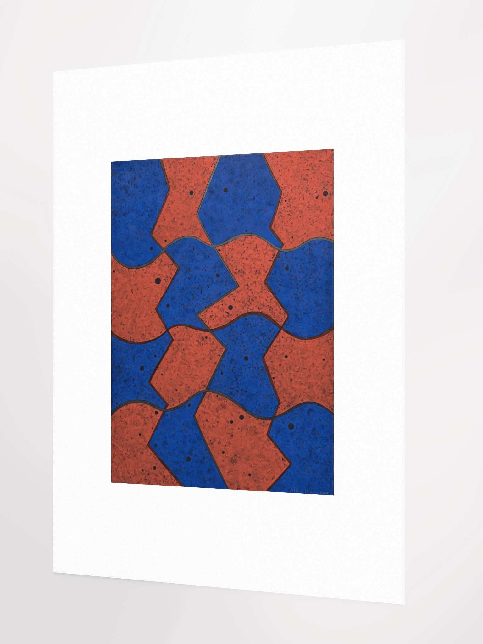The Real Fix (2013) print (in blue) product image (3)