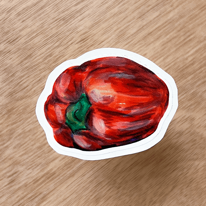 Red pepper sticker product image (1)