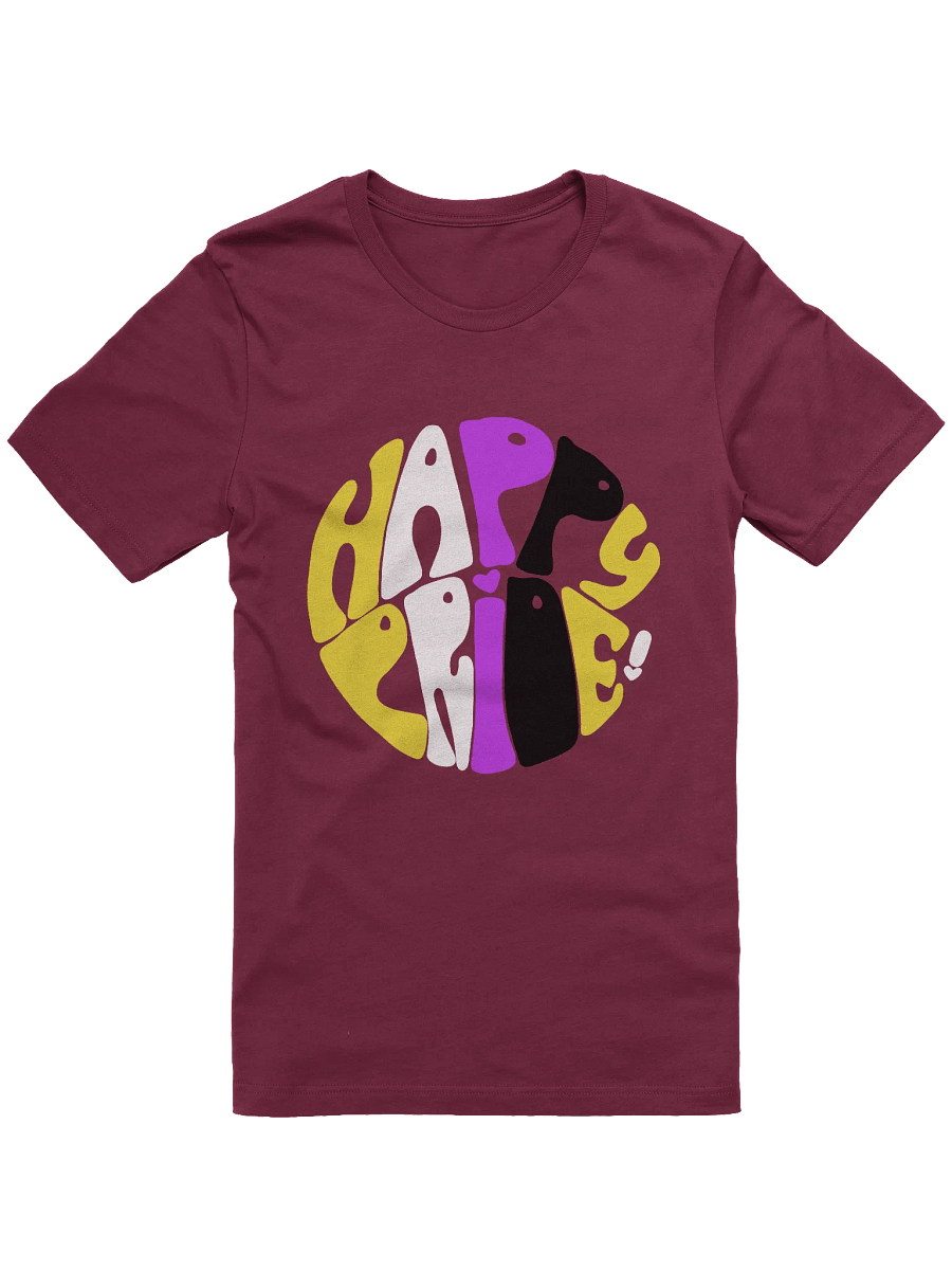 Nonbinary Happy Pride big print tee product image (1)