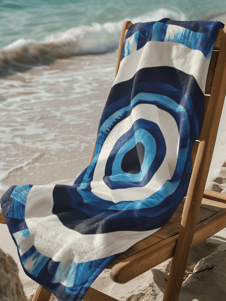 Blue Mati: Plush Towel product image (1)