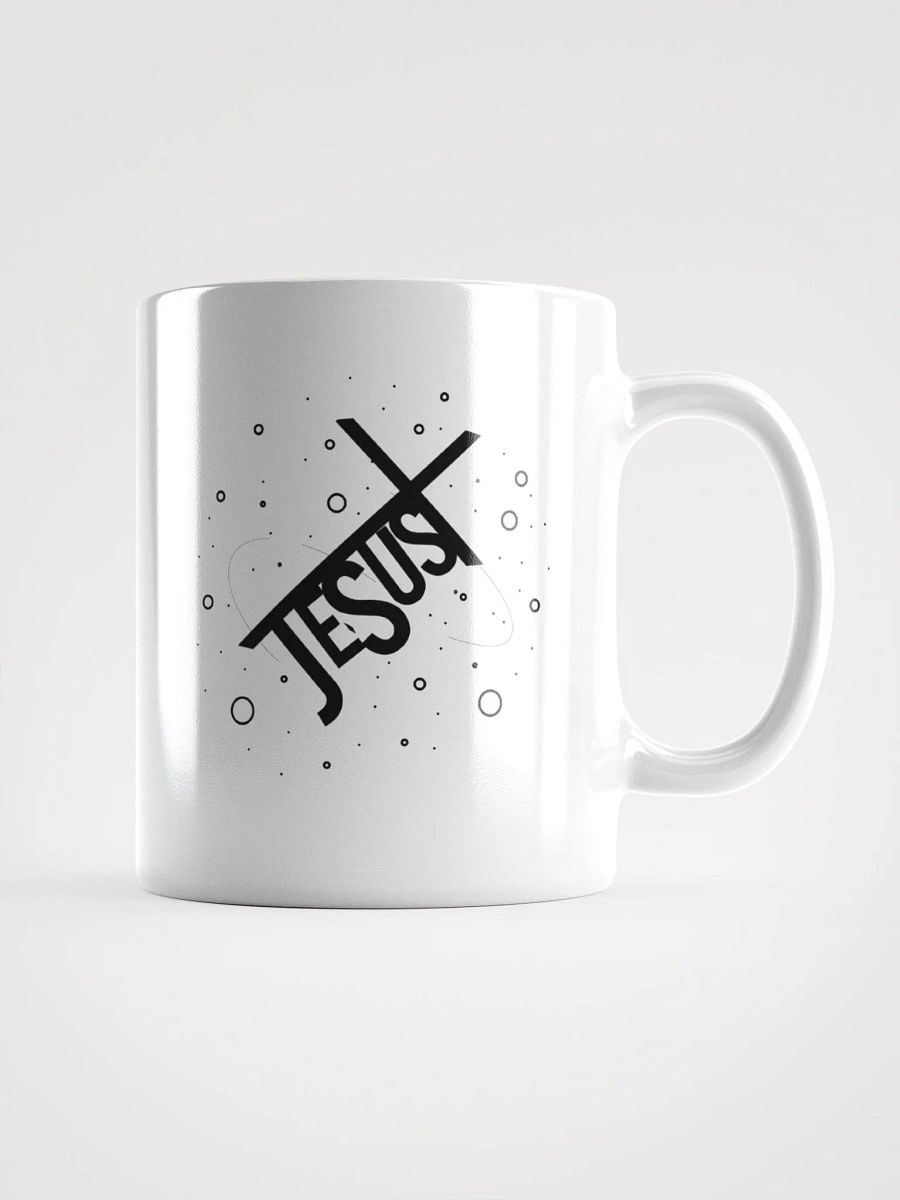 White Jesus Glossy Mug product image (2)