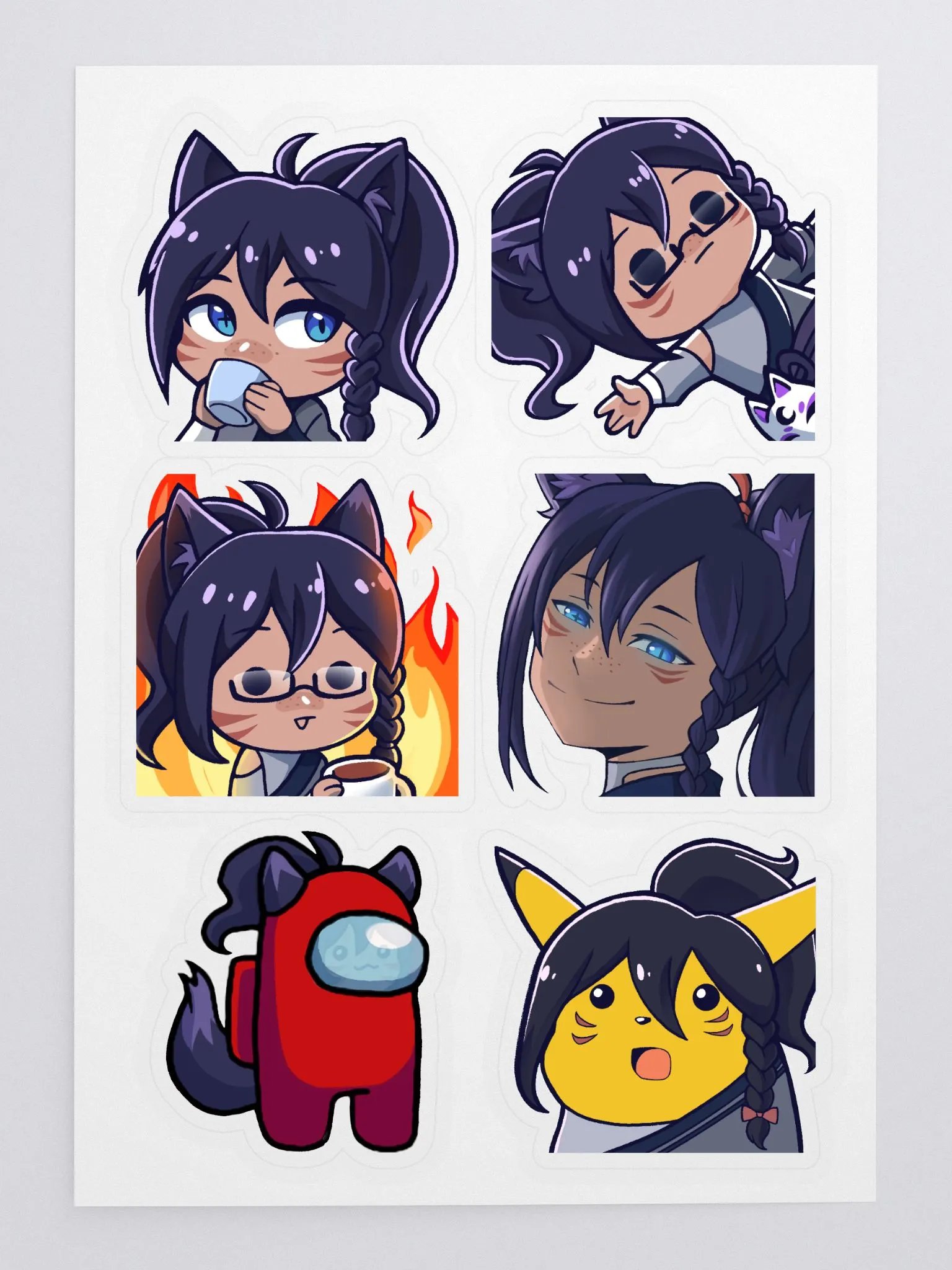 Emote Sticker Sheet product image (3)