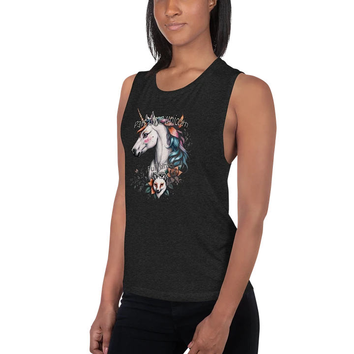 Part-Time Unicorn Full-Time Vixen Flowy Tank product image (2)