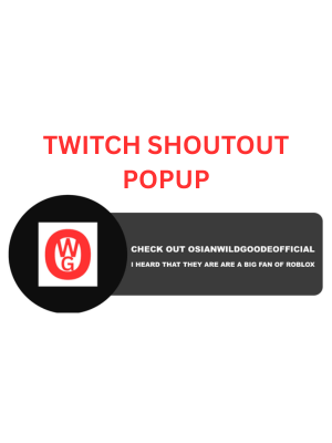 Twitch Shoutout Popup product image (1)