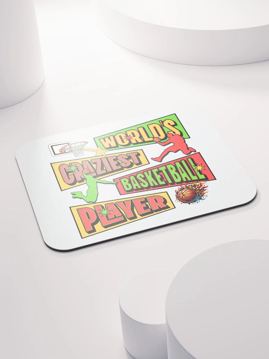 Worlds Craziest Basketball Player Mouse Pad product image (4)