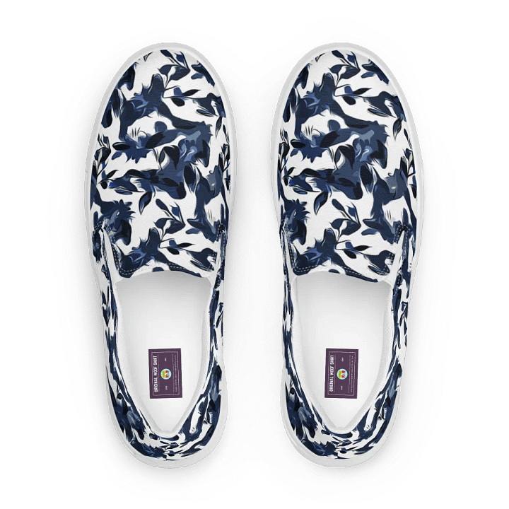 Wild Waves | Men's Slip-On Canvas Shoes product image (1)
